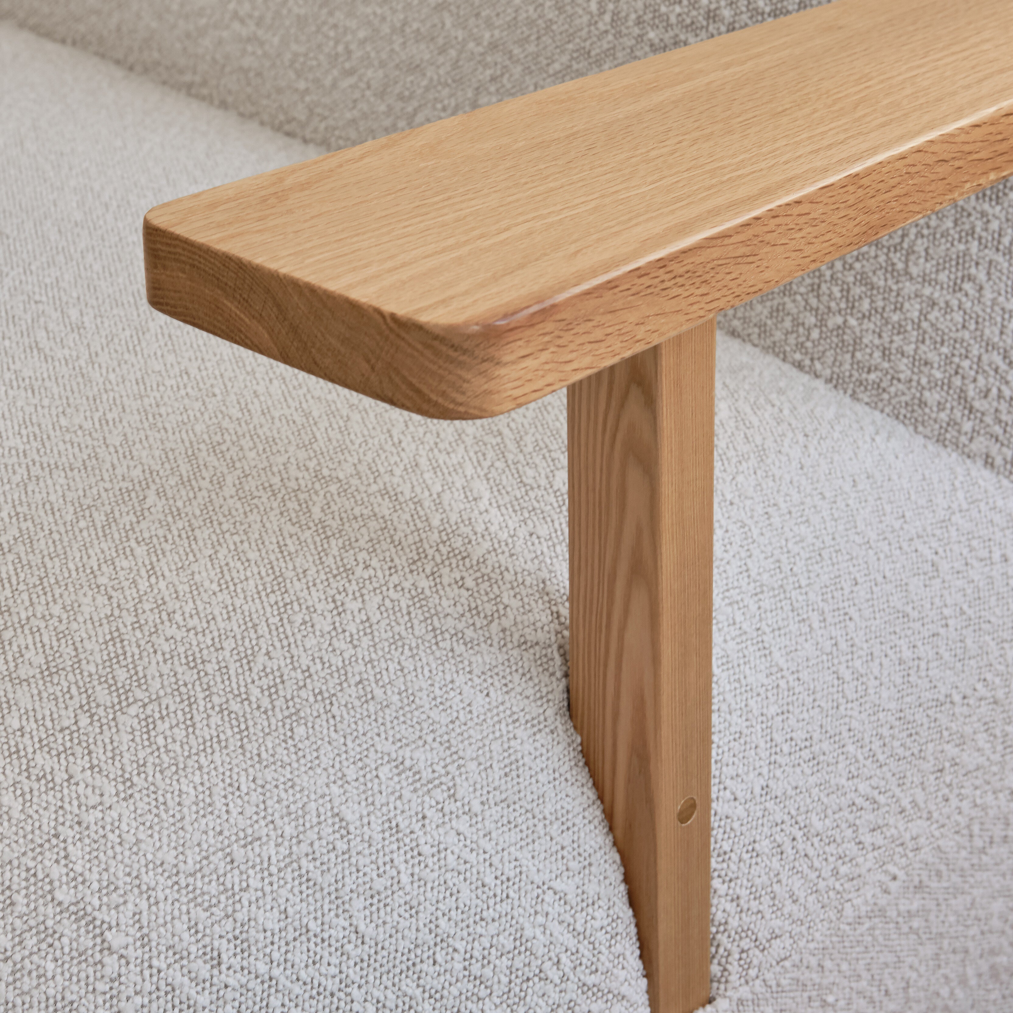101 Copenhagen - Toe Sofa - Natural Oak / Off White - Sofa