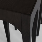 Bow Console - Coffee Black Oak