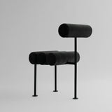 Hiro  Dining Chair, Black Frame - Peat