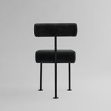 Hiro  Dining Chair, Black Frame - Peat