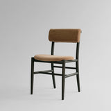 Nama Dining Chair,- Coffee Black Oak - Desert