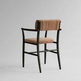 Nama Dining Chair, Armrest - Coffee Black Oak - Desert