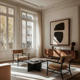 Nama Lounge Chair - Coffee Black Oak- Desert