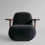 Toe Chair, Armest – Classic Brown Oak / Peat