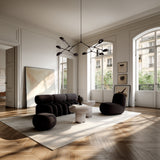Toe Chair, Flat - Dark Brown
