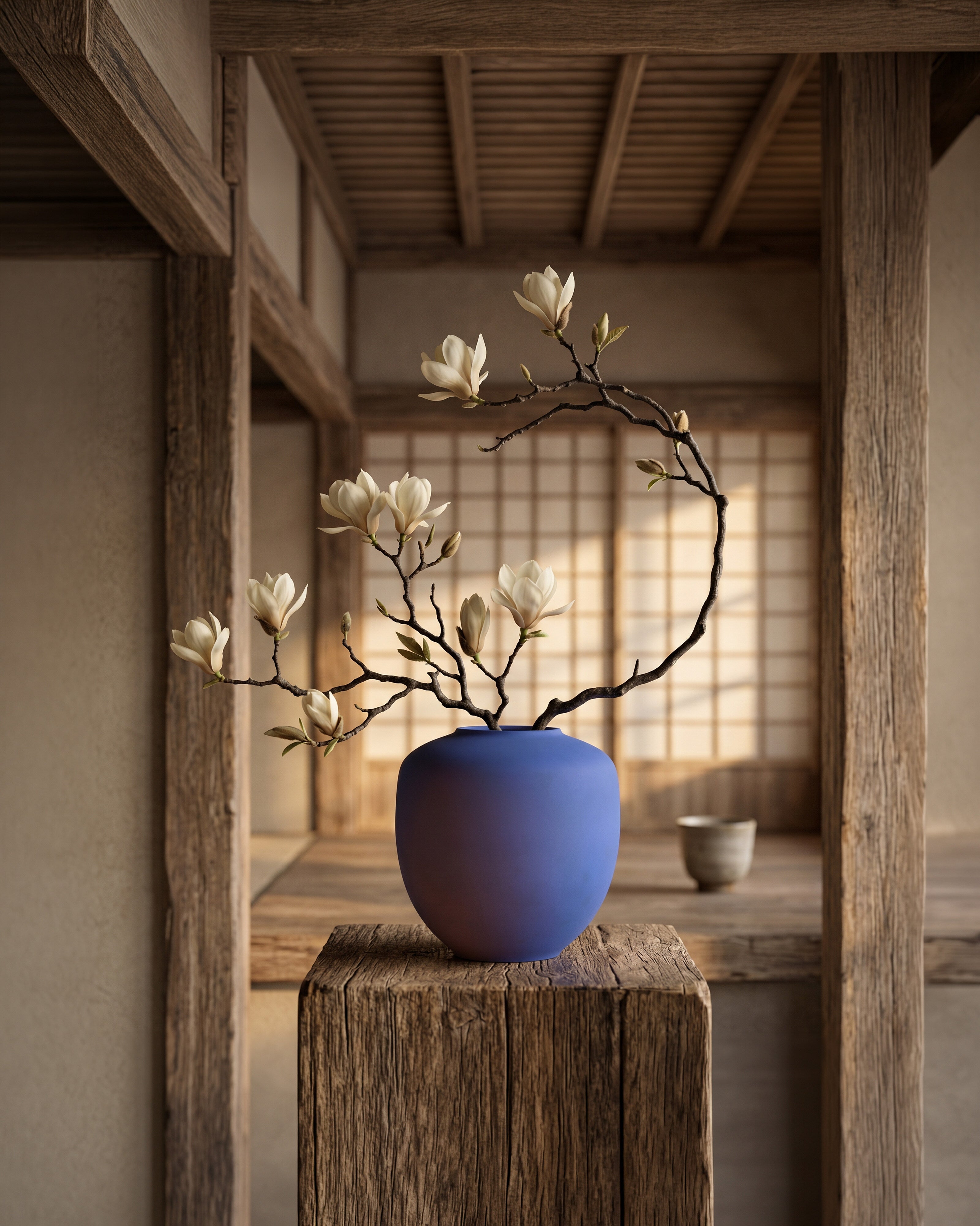 101 Copenhagen - Sunao Vase, Medio - Marrakech Blue - Vase