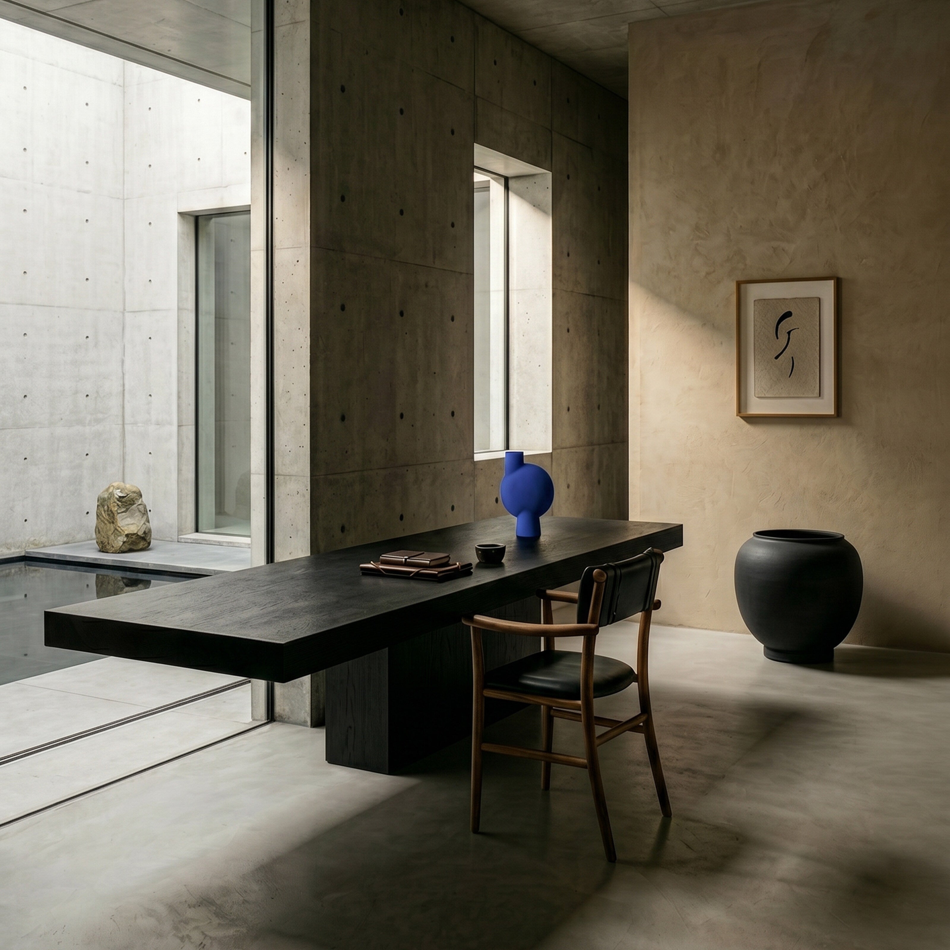 Sphere Vase Bubl, Medio – Marrakech Blue