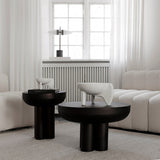101 Copenhagen - Crown Table, Tall - Burned Black - Coffee or Side Table
