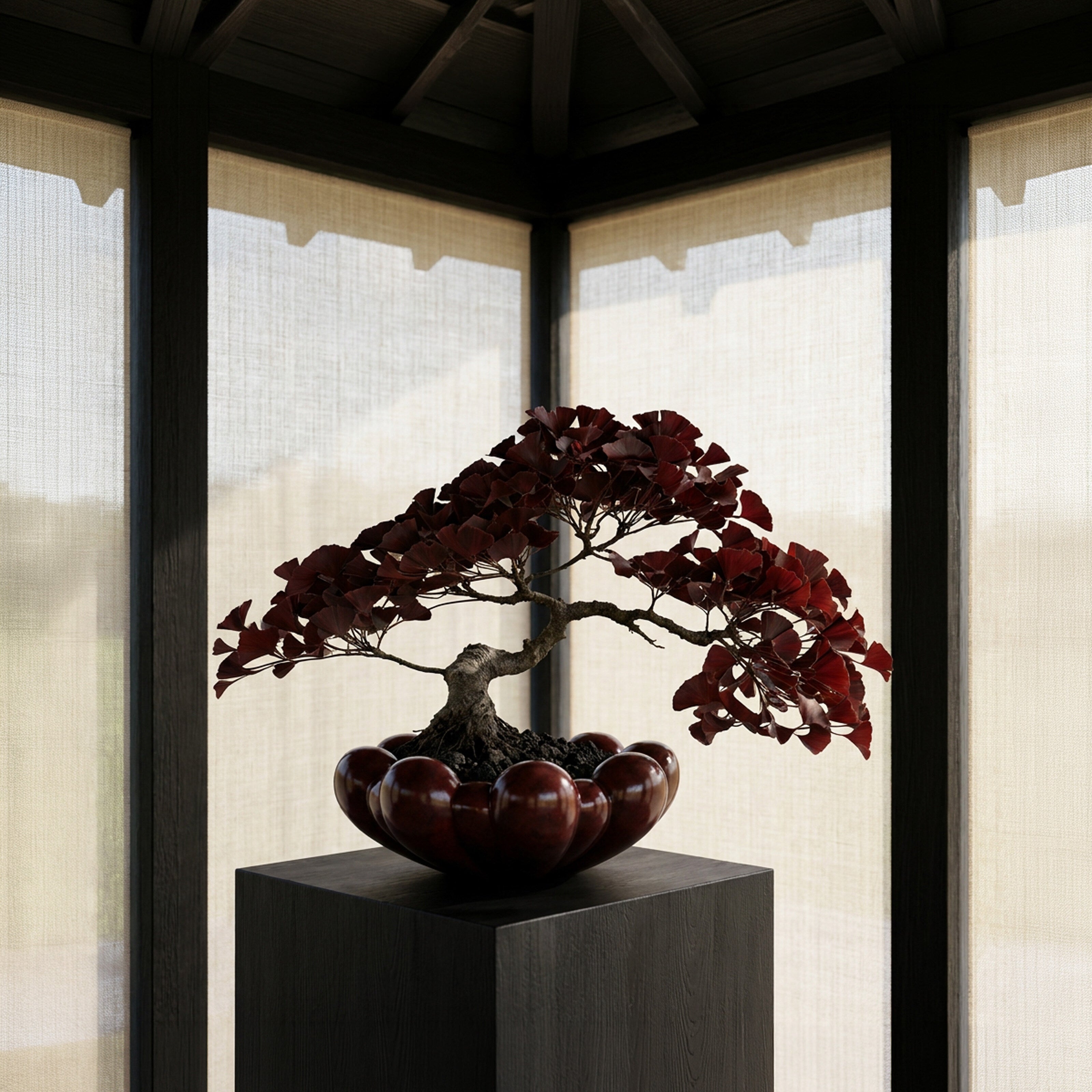 Bloom Tray, Big - Maroon