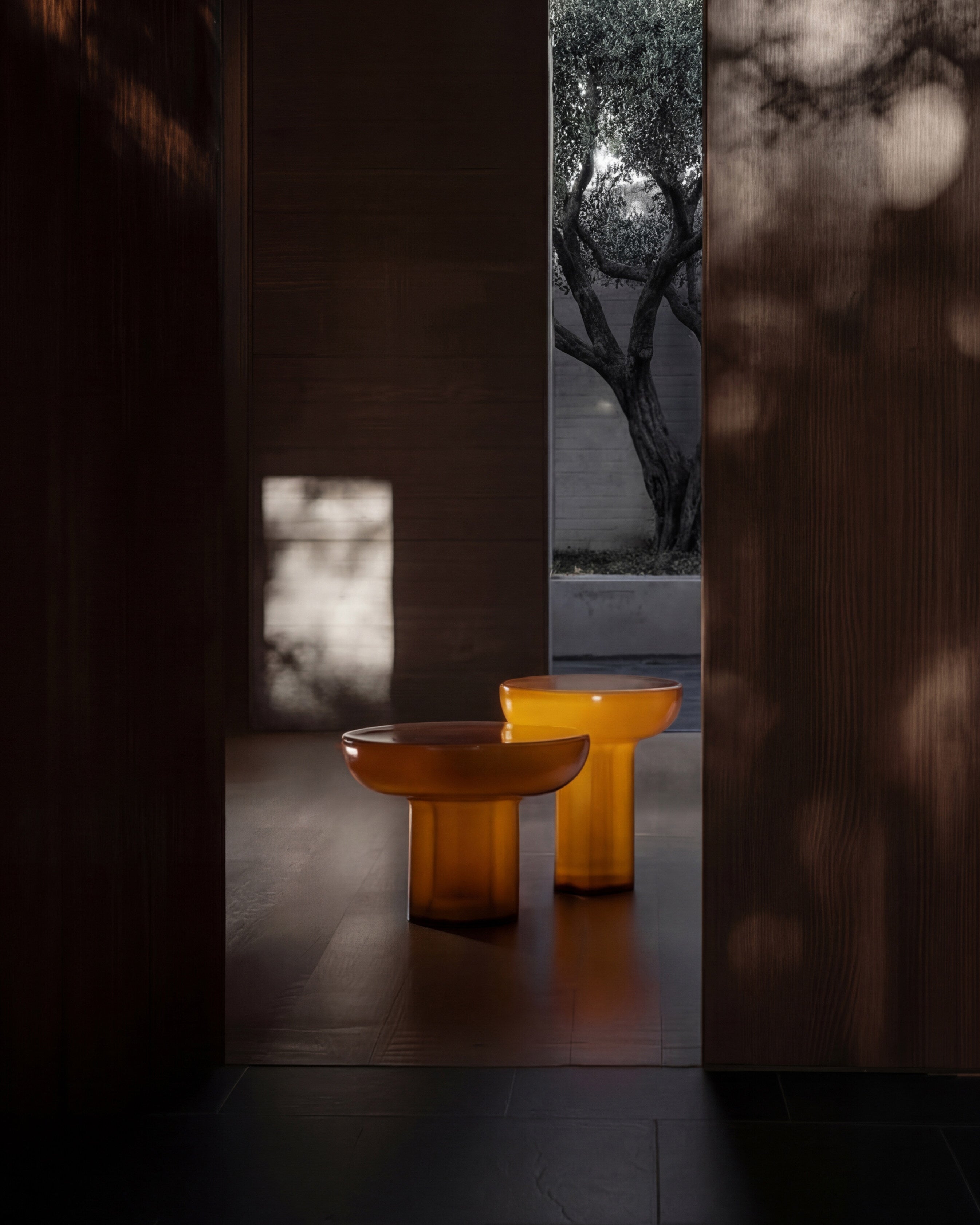 101 Copenhagen - Crown Table, Tall - Caramel - Coffee Table