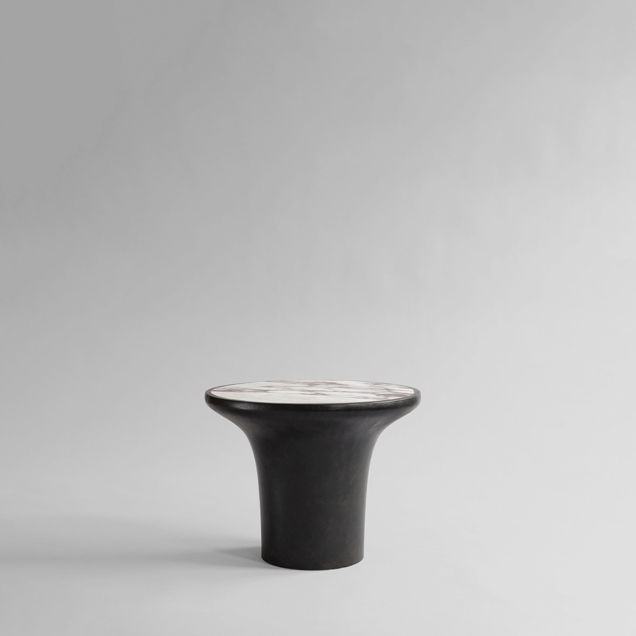 101 Copenhagen - Trumpet Table, Low - Calacatta - Coffee or Side Table