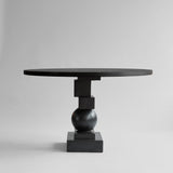 Artist Dining Table, Ø120 - H35mm - Coffee Black Oak