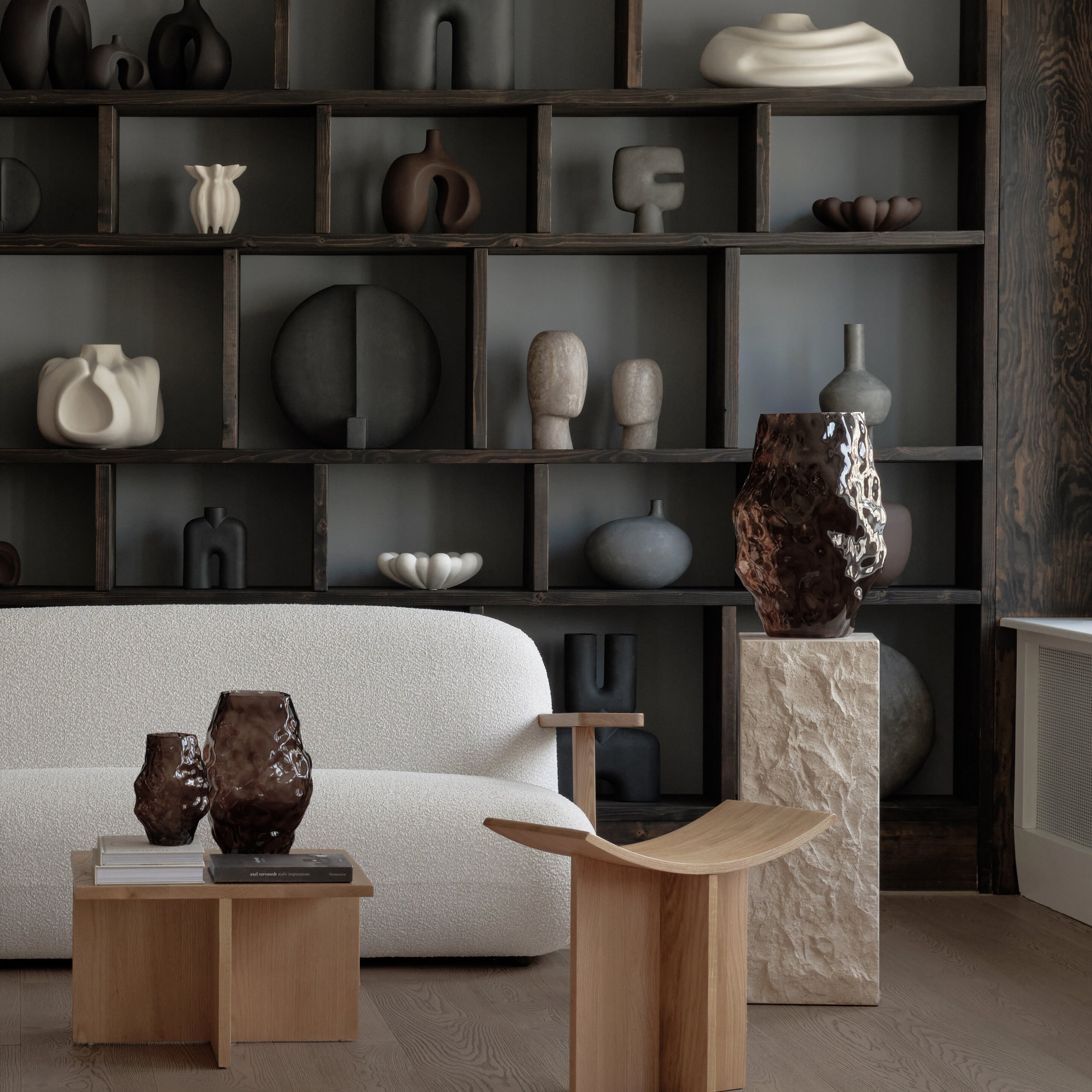 Katachi Vase, Big - Smoked Forest