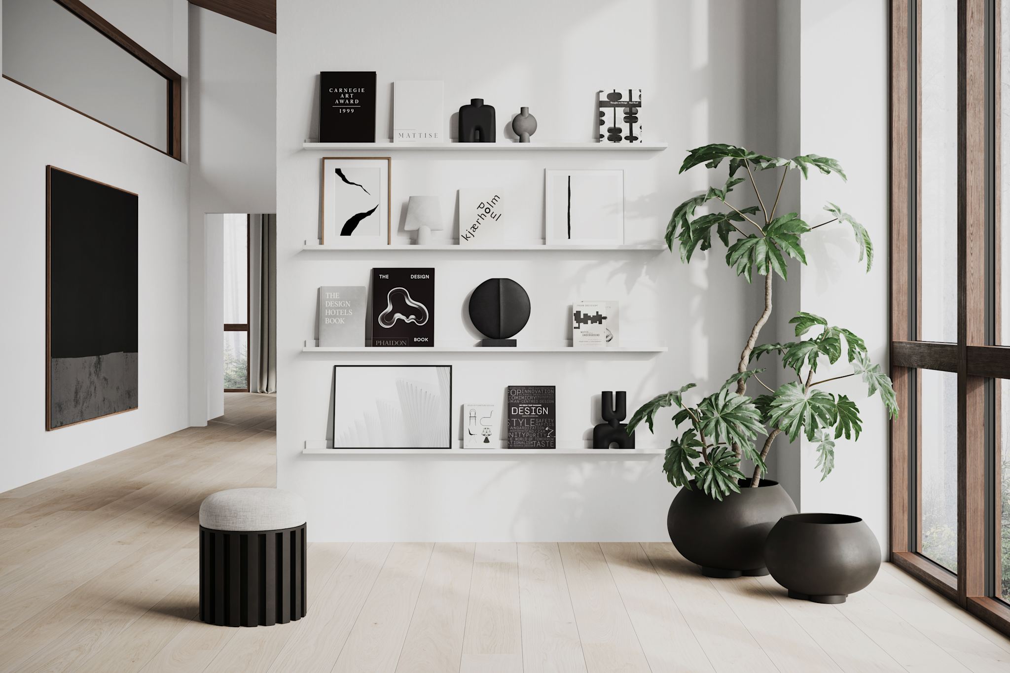 101 Copenhagen - Urchin Plant Pot, Medio - Coffee - Outdoor