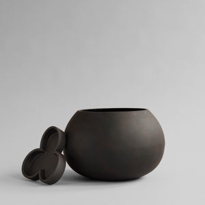 Urchin Plant Pot, Medio - Coffee