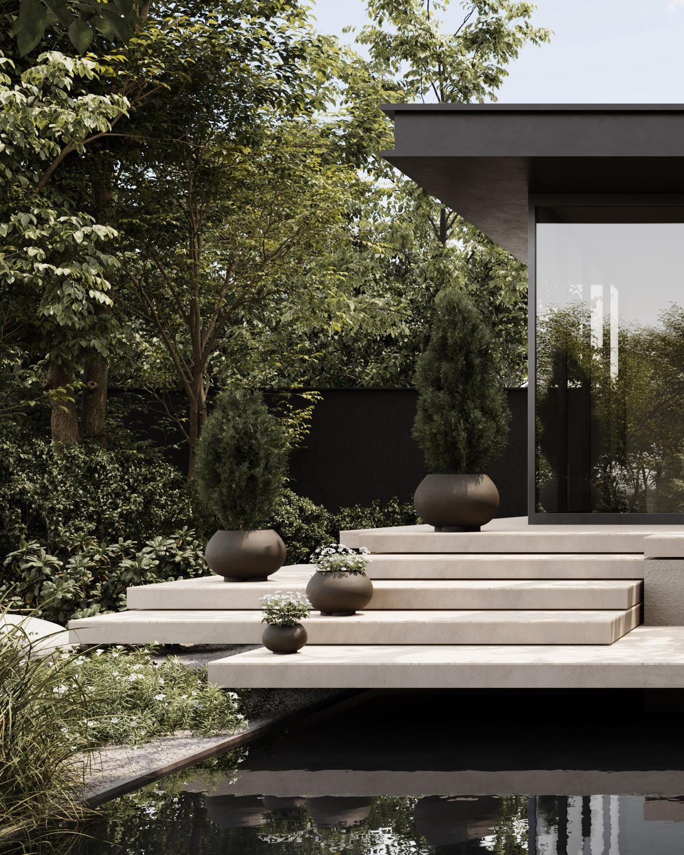 101 Copenhagen - Urchin Plant Pot, Petit - Coffee - Outdoor