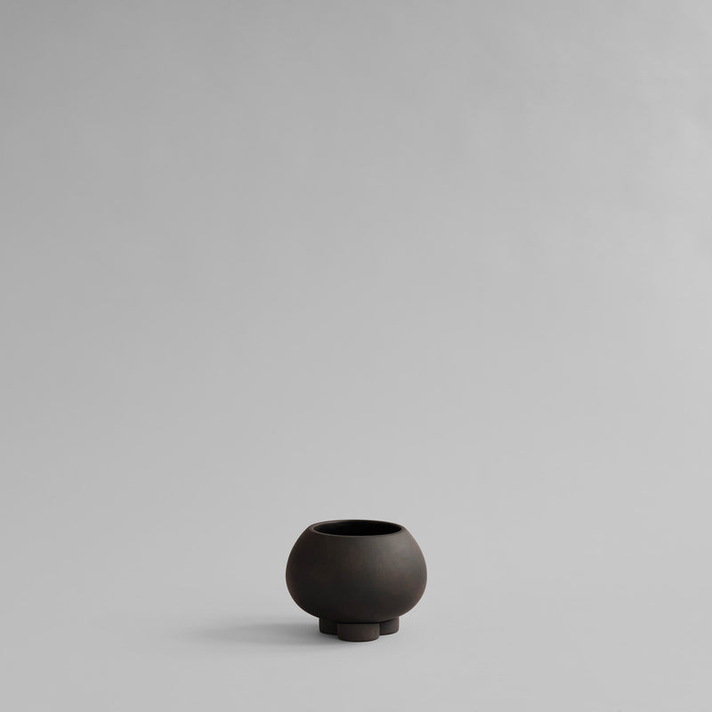 101 Copenhagen - Urchin Plant Pot, Petit - Coffee - Plant Pot