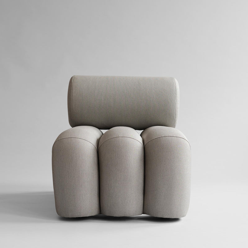 101 Copenhagen - Foku Chair - Taupe (Pallazo 163) - Lounge Chair