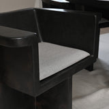Brutus Dining Cushion - Taupe (Pallazo 163)