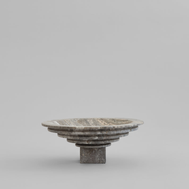 Sori Tray, Mini - Silver Travertine
