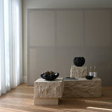 Temple Coffee Table, Tall - Limestone