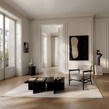 Temple Coffee Table, Tall - Limestone