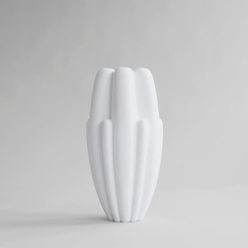 Bloom Vase Slim, Big - Bone White
