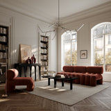 Bow Console, Big - Coffee Black Oak