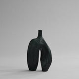 101 Copenhagen - Ni Vase, Medio - Carved Dark Green - Vase
