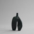 101 Copenhagen - Ni Vase, Medio - Carved Dark Green - Vase