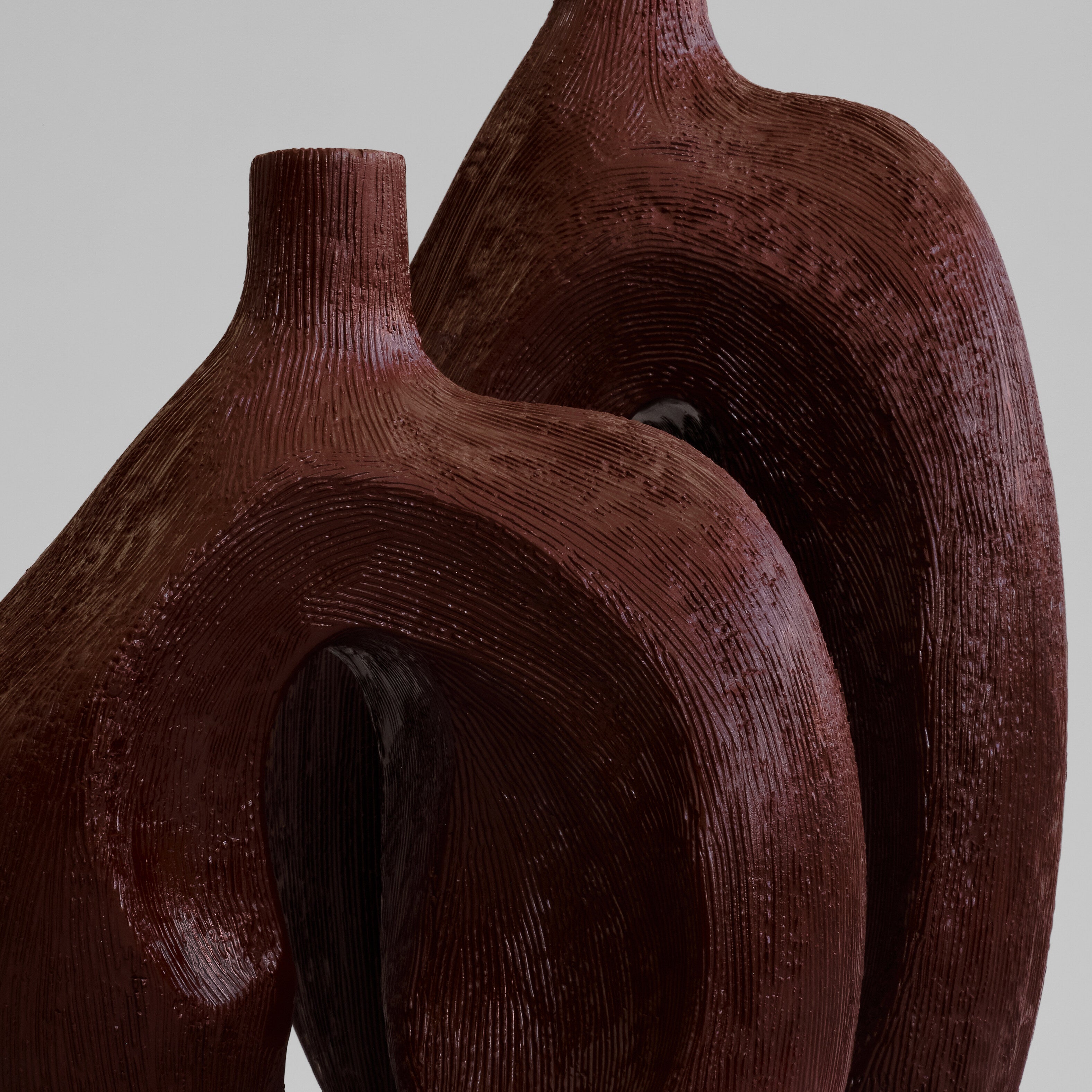 101 Copenhagen - Ni Vase, Medio - Carved Ruby - Vase