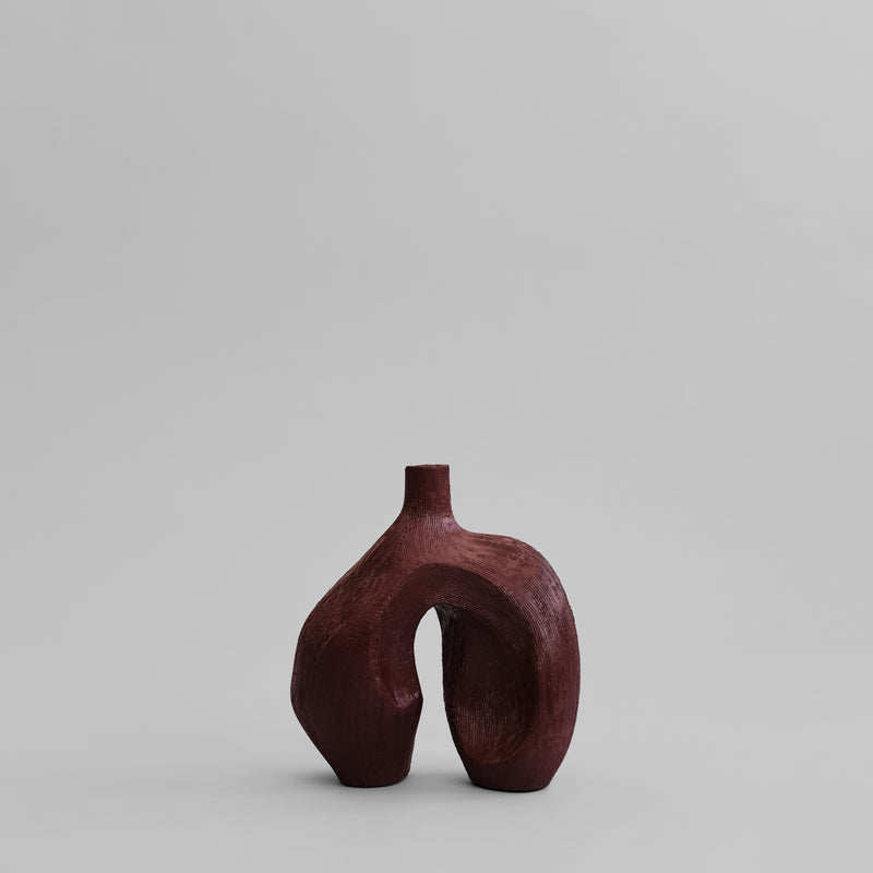 101 Copenhagen - Ni Vase, Mini - Carved Ruby - Vase