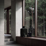 101 Copenhagen - Shin Vase, Mini - Carved Dark Green - Vase