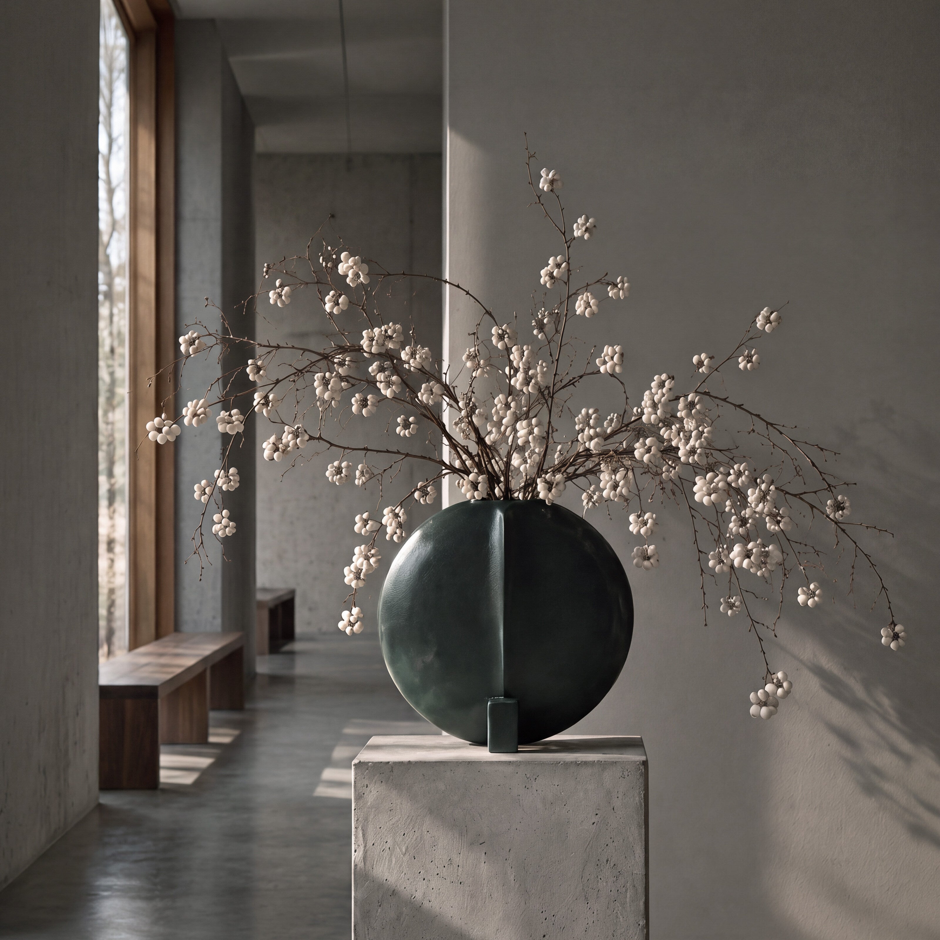101 Copenhagen - Guggenheim Vase, Big - Dark Green - Vase