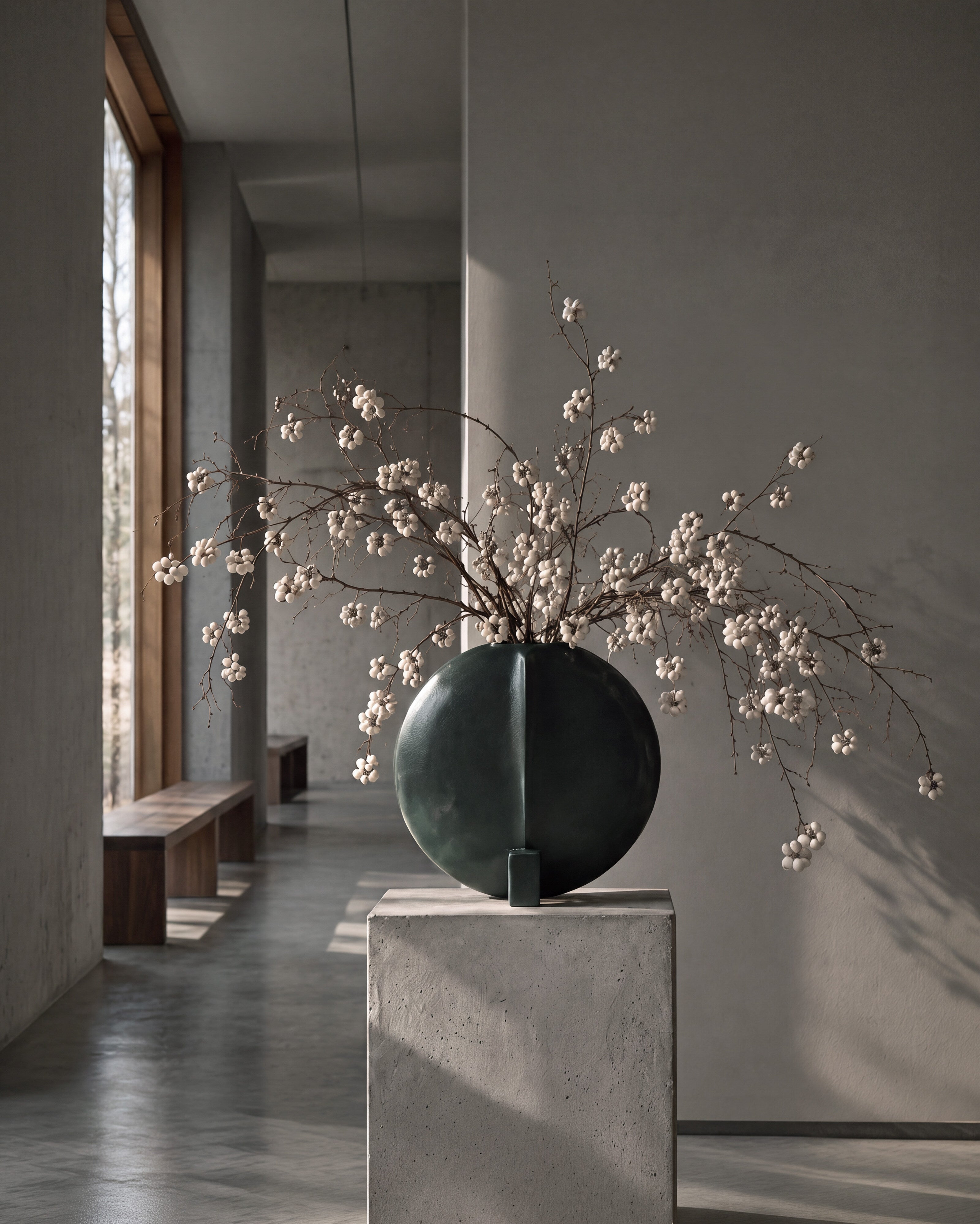 101 Copenhagen - Guggenheim Vase, Big - Dark Green - Vase