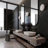 Enkei Jar, Medio - Silver Travertine