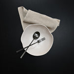 101 Copenhagen Kogei Salad Servers - Black in Big Native Bowl