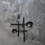 101 Copenhagen - Kogei Cutlery - Black (24 pcs) - Cutlery set