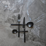 101 Copenhagen - Kogei Cutlery - Black (24 pcs) - Cutlery set