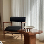 101 Copenhagen - Nama Lounge Chair - Classic Brown Oak - Leather Black - Lounge Chair