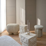 Big Foot Stool - Sandshell (Sheepskin)