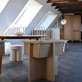 Big Foot Stool - Sandshell (Sheepskin)