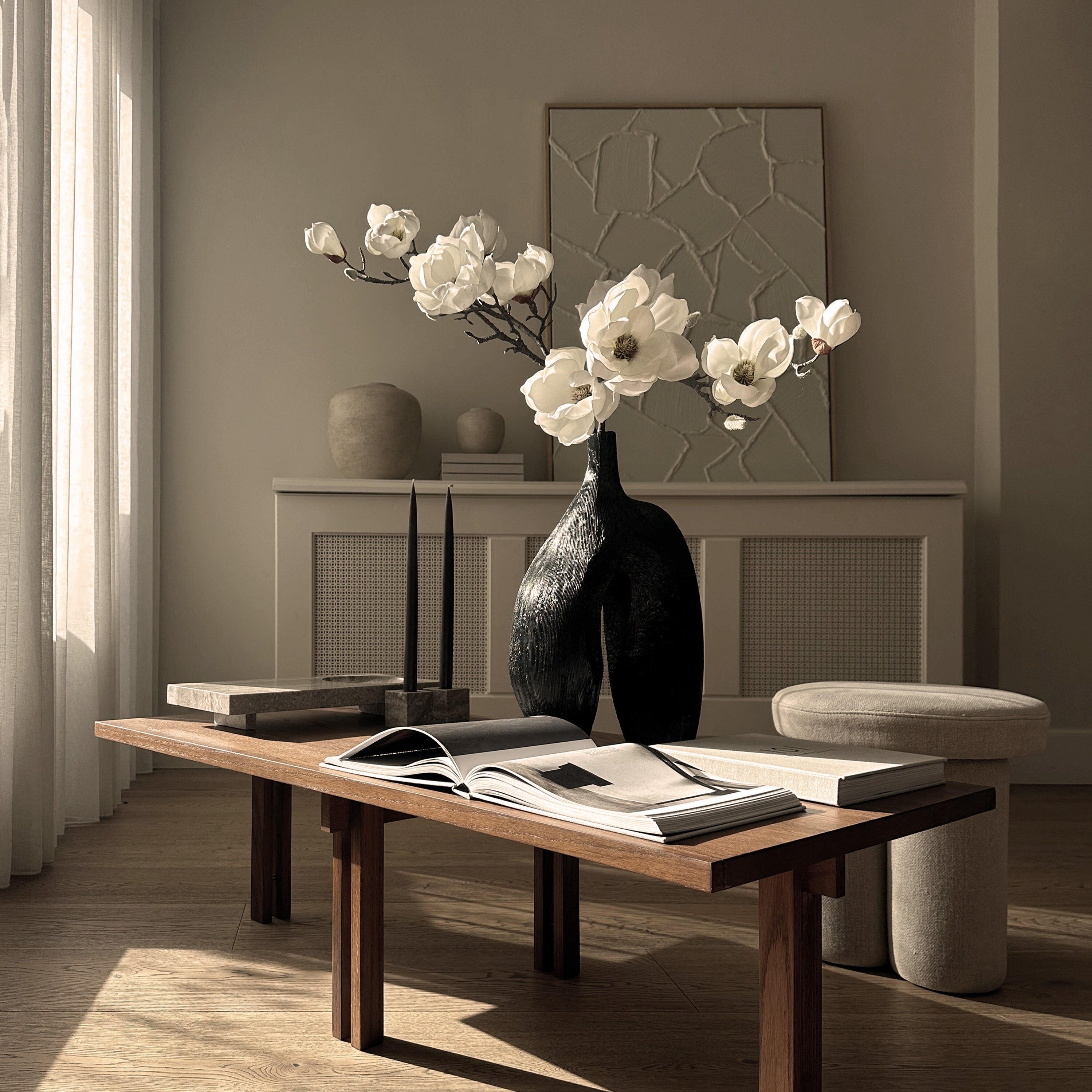 101 Copenhagen - Big Foot Stool - Linen - Stool