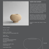 Kabin Vase, Shisen - Sand