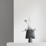 101 Copenhagen - Sphere Vase Square, Mini - Dark Grey - Vase
