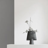 101 Copenhagen - Sphere Vase Square, Mini - Dark Grey - Vase