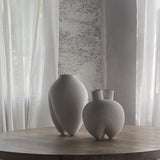 Sumo Vase, Slim - Bone White