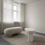101 Copenhagen - Crown Table, Tall - Bone White - Coffee or Side Table