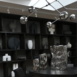 Drop Chandelier Globe - Chrome (5m)