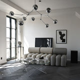 Drop Chandelier Globe - Chrome (5m)